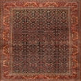 thumbnail image 1 of Ahgly Company Indoor Square Traditional Saffron Red Persian Area Rugs, 10' Square, 1 of 6