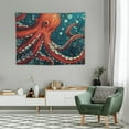 thumbnail image 2 of GOSMITH  Psychedelic Decor Tapestry, Whales with Sea Animal Decor Beach Towel, Wall Hanging for Bedroom Living Room Dorm 40x30, 2 of 7