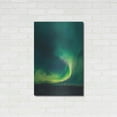thumbnail image 3 of Luxe Metal Art 'Amazing Northern Lights Green' by Luxe Portfolio, Metal Wall Art, 24"x36", 3 of 9