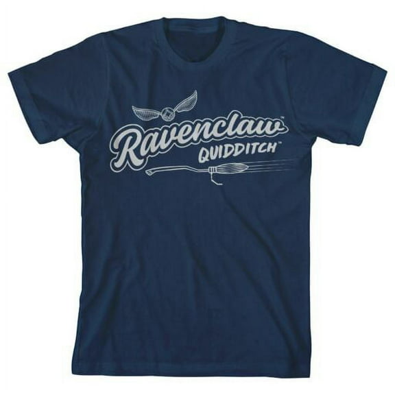 Bioworld Harry Potter Ravenclaw Quidditch Team Youth Navy Graphic Tee-XL