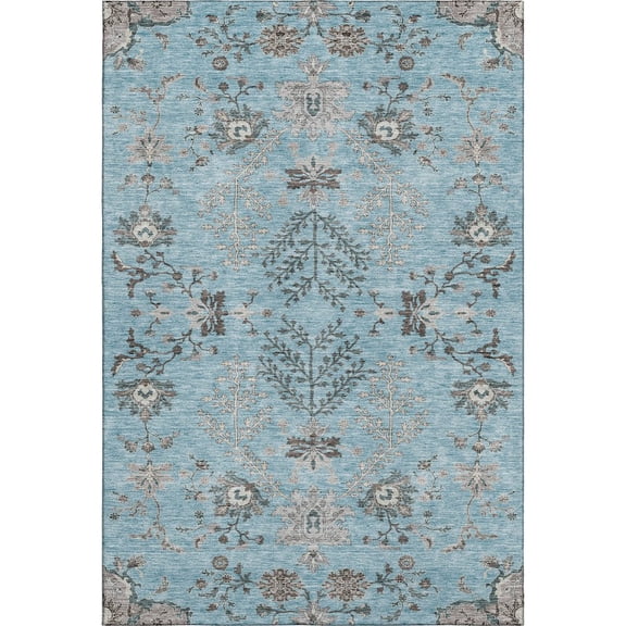 Dalyn Rugs Premium Machine Washable Mayfield AMF1156 Sky 2'6" x 3'10" Rug