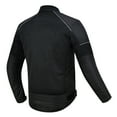 thumbnail image 5 of Men's Motorcycle Mesh Jacket with Protective Armor – 600D Textile – Summer Riding Jacket, Black-XL, 5 of 9