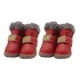 thumbnail image 1 of Methold 4pcs zapatos para mascotas botas de nieve impermeables cuero de la PU calzado de invierno para mascotas Ropa para mascotas rojo Tipo 3 Methold PT000057-13B, 1 of 6