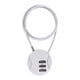 thumbnail image 1 of Candado para casco de motocicleta Candado para ciclismo Mini mochila universal Plata, 1 of 2