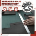 thumbnail image 4 of Neoprene Rubber Sheet 12" Wide x 1/2" Thick x 12" Long Solid Rubber Strip Roll Pad Insulation, 4 of 6