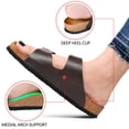 thumbnail image 3 of Arete Arch Supportive Cork Footbed Slide Sandals for Womens, 3 of 8
