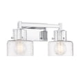 thumbnail image 3 of Dover 2-Light Bathroom Vanity Light in Chrome, 3 of 6