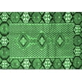 thumbnail image 1 of Ahgly Company Indoor Rectangle Persian Emerald Green Traditional Area Rugs, 5' x 8', 1 of 4