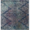 thumbnail image 2 of SAFAVIEH Aria Vergil Bohemian Area Rug, Blue/Multi, 6'5" x 6'5" Square, 2 of 7