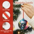 thumbnail image 4 of Zufioo Modern Abstract Colorful Skull A Print Large Acrylic Christmas Ornaments, Suitable for Christmas Tree Christmas Holiday Party Pendant Decorations-Round Shape, 4 of 7