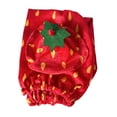 thumbnail image 2 of Ajuste de ganso conjunto de ropa de ganso balcón porche césped calmante regalo sala de estar patio patio estatua de vestuario sombrero y falda Patrón de fresa, 2 of 8