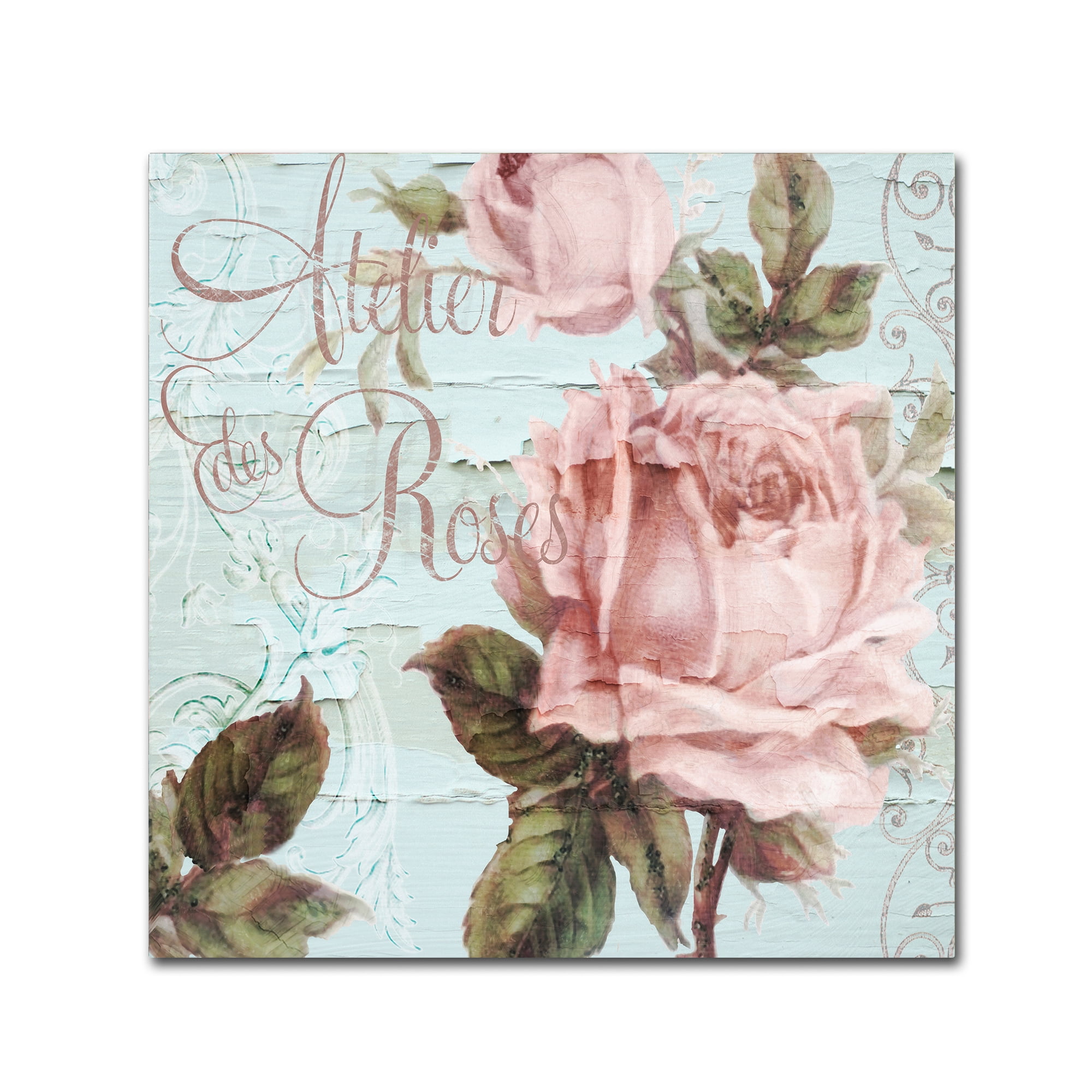 Trademark Fine Art "Atelier De Roses" Canvas Art by Color Bakery