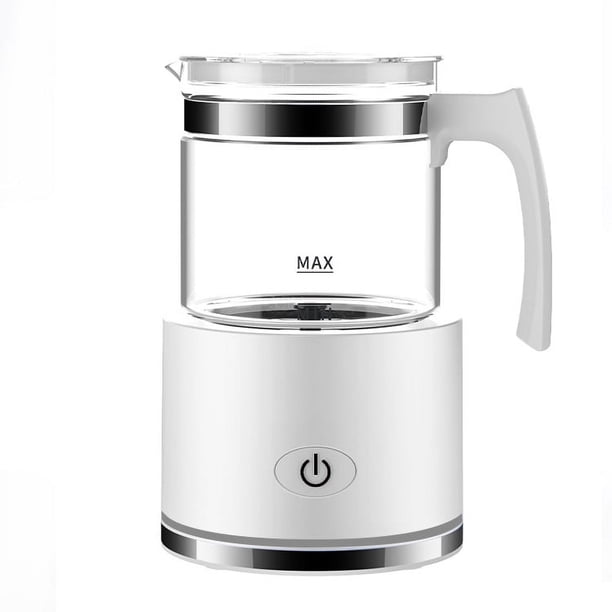 Máquina de espuma de leche de vidrio para el hogar, dividida en caliente y fría, 110 V/220 V, levitación magnética multifuncional, agitador de espuma de leche de café