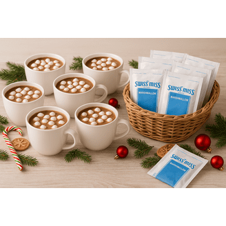 Swiss Miss Chocolate Holiday Mini Village Kit - Icing, Candy, Hot