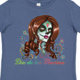 thumbnail image 4 of Inktastic DÃ­a De Los Muertos in Sugar Skull Makeup Boys or Girls Toddler T-Shirt, 4 of 5