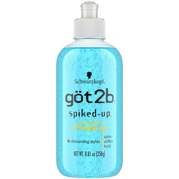 Got2B Spiked Up Styling Hair Gel, Max Control, 8.81 oz