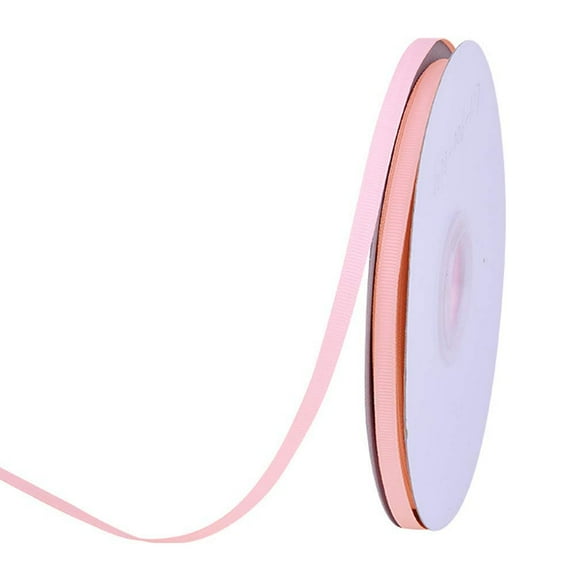 Pink Grosgrain Ribbon - 1/4 Inch Wide - 50 Yard Spool