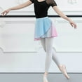 thumbnail image 2 of TiaoBug Ballet Dance Wrap Skirts Womens Gymnastics Yoga Chiffon Gradient Skirt Type G OneSize, 2 of 3