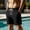 Black, variant on Beach Shorts for Men Cotton Linen Lightweight Breathable Summer Vacation Drawstring Board Shorts with Pockets Blue XL