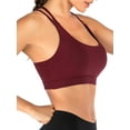 thumbnail image 4 of 2Pack Women Sports Bra Strappy Sexy Sports Bra Cross Back Strappy Removable Pads Yoga Running Workout Bra Yoga Gym Activewear Fitness Bra, 4 of 7