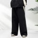 thumbnail image 4 of Pantalones Pantalones deportivos de baile para mujer, pantalones holgados de gran tamaño para mujer, estilo Y2k, informal Ygjytge Negro T XL para Mujer, 4 of 7