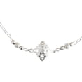 thumbnail image 2 of JOYARIS Pulsera Ajustable Nudo De Bruja Piedras Plata Ley 925 Talla Largo / Ancho 20 cm x 7.5 mm PT-0000916, 2 of 4