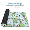 thumbnail image 3 of Sikiie Cute Floral Frog Mouse Pad, 16x29.5 Mousepad Desk Mat in Anti-Slip Rubber Mousepads Mat for Game Office Laptop Computer, 3 of 8