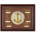 thumbnail image 1 of SAILINGSTORY Nautical Wall Decor Knot Board Frame Maritime Decor Coastal Anchor Decor, 1 of 7