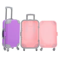 NICEXMAS 2Pcs Portable Dolls Storage Case with Large Capacity and Stylish Look