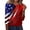 Wine_#06, variant on Sewkxo Women’s T Shirts Plus Size 250th Anniversary American Flag Graphic 3/4 Sleeve Crewneck Pullovers Shirt Spring Summer Loose Fit Casual Tee,White M
