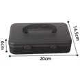 thumbnail image 1 of Portable Sketch Pencil Case Double Layer Frosted Transparent Plastic Large Capacity Storage Box Gray, 1 of 5