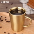 thumbnail image 3 of Inteprter Diseño de la manija Taza de cerveza Agua Té Taza de café Al aire libre Doble pared Café Viaje Leche Jarra Negocios Camping Teteras, 3 of 6