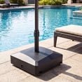 thumbnail image 2 of Costway 176 LBS Mobile Fillable Patio Umbrella Base with 4 Wheels 2 Locks for 1.4-1.9” Pole, 2 of 10