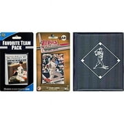 C & I Collectables 2017SFGTSC MLB San Francisco Giants Licensed 2017 Topps Team Set & Favorite Player Trading Cards Plus Storage Album