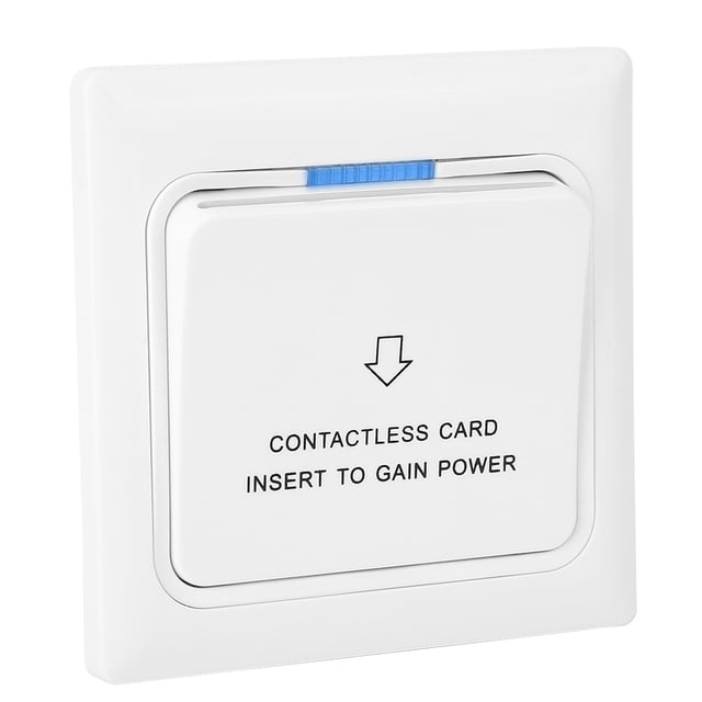 Power Card Sensor, 100 Times Aging Tests Qualified Hotel Energy Saving Switch Durability 3.4x3.4in For 4150 Card For 125K Frequency Induction Card