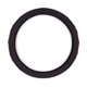 thumbnail image 4 of Qianbao Funda Para Volante De Coche De Cuero Negro Suave Y Genuino, Universal, Se Adapta A Tamaños De 14 Pulgadas, Inodoro, Antideslizante, Elegante, Excelente Agarre Y Fácil Instalación (Pequeño (13,, 4 of 5
