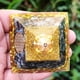 thumbnail image 2 of Decoración Eléctrico Pirámide de orgonita, amatista, peridoto, energía de cristal curativo, artesanías de orgón (F), 2 of 9