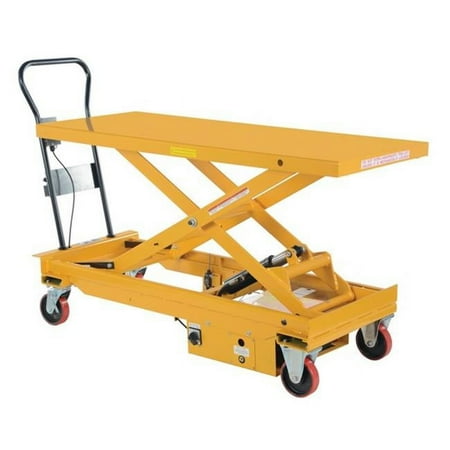 Vestil CART-1000-LD-DC Dc Power Hydr Scissor Cart- 60 x 24.5 in. - 1000 lbs