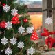 thumbnail image 3 of Paquete de 48 adornos de copos de nieve, adornos navideños con copos de nieve, adornos con copos de nieve, adornos para árboles de Navidad con copos de nieve, colgantes de copos de nieve navideños,, 3 of 7