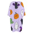 thumbnail image 5 of Cute Halloween Friends Sleepshirts For Sleeping Travels Loose Sleepdress Pajama Dress Soft Nightdress Sleepwear, 5 of 7