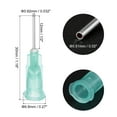 thumbnail image 2 of Uxcell Blunt Tip Dispensing Needle for Liquid Glue Gun, 21G 1/2", 10 Pack (Green), 2 of 6