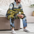 thumbnail image 7 of Balery Pasture Cow A Pattern Pajama Sets for Men Long Sleeve 2 Piece Sleepwear Loungewear Sets Soft PJ's with Pockets Long Sleeve Comfy Pj Sets-Large, 7 of 7