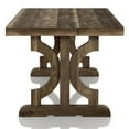 thumbnail image 5 of Bowery Hill Farmhouse Wood Coffee Table in Reclaimed Oak Finish, 5 of 10