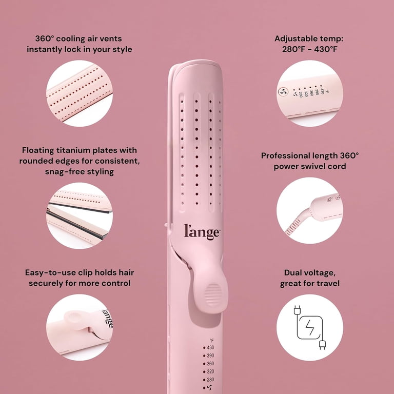 L'ange Hair Le Duo 360 Airflow Styler, Titanium Flat Iron photo 3