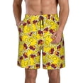 thumbnail image 1 of Fotbe Duck with Star Sunglasses Trajes de Baño Estampados para Hombre, Shorts de Verano de Secado Rápido, Ropa de Playa, Bañadores-Large, 1 of 6