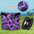 thumbnail image 6 of Haosy Neon Dollar Bills Golf Mallet Putter Cover Strong Magnetic Leather Golf Club Headcover Closure, 6 of 7