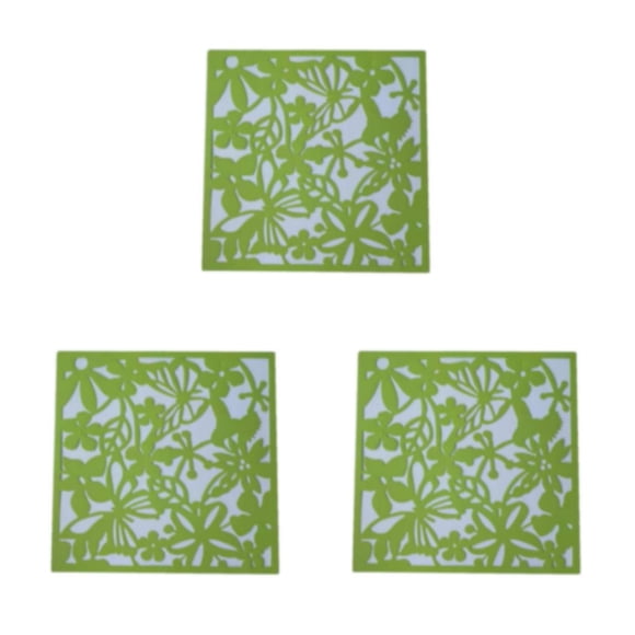 Advancent 4 pack/lote Hotel Home Bar habitación divisor pantallas Panel decorativo plegable y multifuncional mariposas verdes Type1 NO1