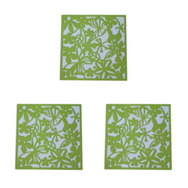 Divisor de habitación Advancent para Bar hogar Hotel 4 piezas ligero decorativo Mariposas verdes