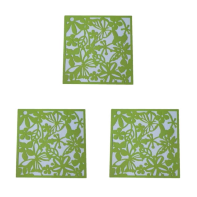 Maytalsory 4x Lightweight DIY Room Splitter Panel For On Go Durable Hanging Divider Screens Green Butterflies 3Set