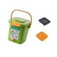 thumbnail image 4 of S SERENABLE Compost Bin with Lid Food Waste Compost Bucket for Outdoor Household Balcony 15L, 4 of 9